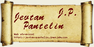 Jevtan Pantelin vizit kartica